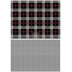 Redesign Décor Transfers® – Gingham Black size 23″x 33″